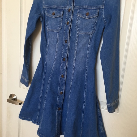 Tommy Hilfiger Denim 8-button mini dress size 2 - Picture 3 of 8